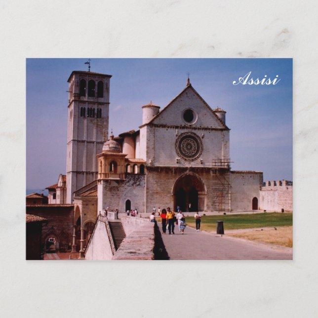 Assisi Postkarte (Vorderseite)