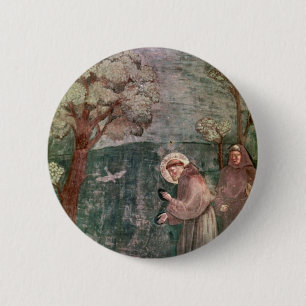 Assisi, St Francis und die Vögel Button