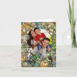 ASSISTANT DE LA FAMILLE OZ CARTE DE NOËL + VOTRE P