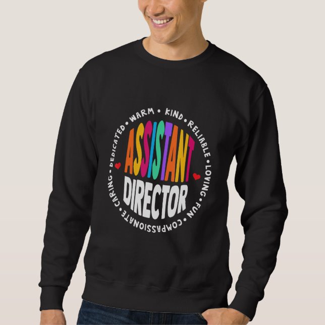 Assistant Director Appreciation Week Theater Nursi Sweatshirt (Vorderseite)