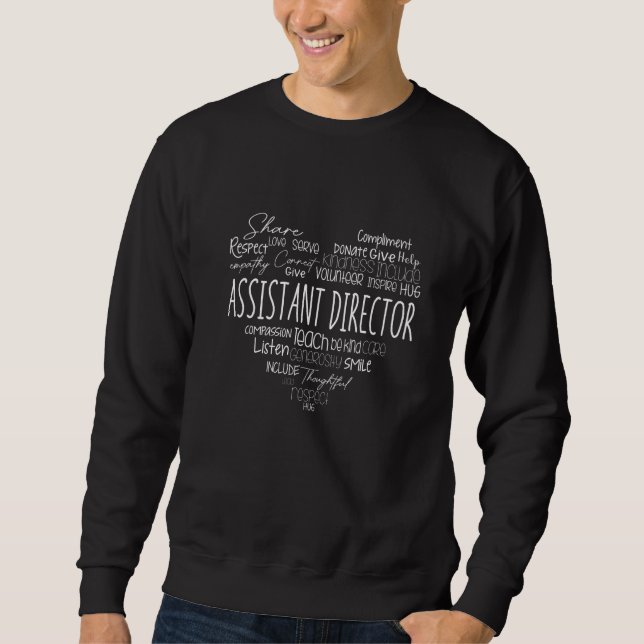 Assistant Director Appreciation Week Theater Nursi Sweatshirt (Vorderseite)