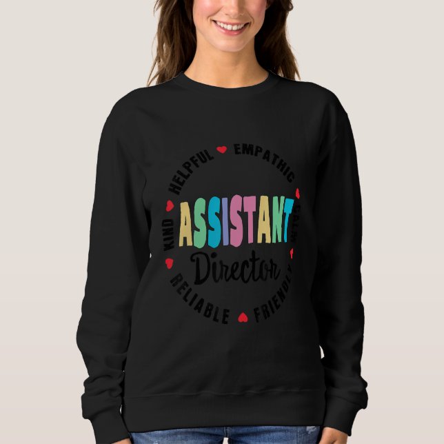 Assistant Director Appreciation Week Theater Nursi Sweatshirt (Vorderseite)