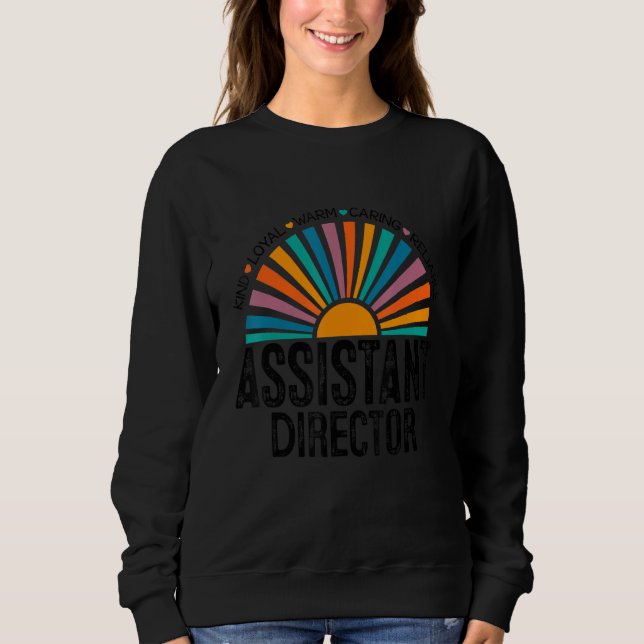 Assistant Director Appreciation Week Theater Nursi Sweatshirt (Vorderseite)