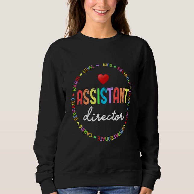 Assistant Director Appreciation Week Theater Nursi Sweatshirt (Vorderseite)