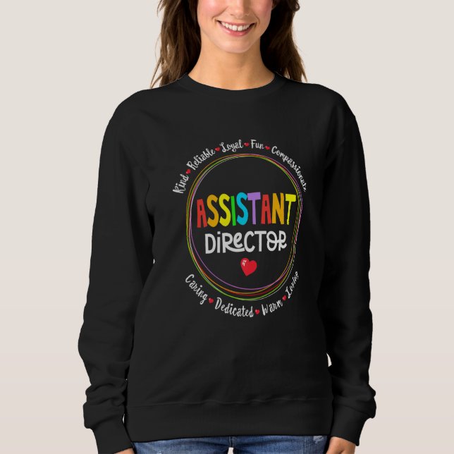 Assistant Director Appreciation Week Theater Nursi Sweatshirt (Vorderseite)
