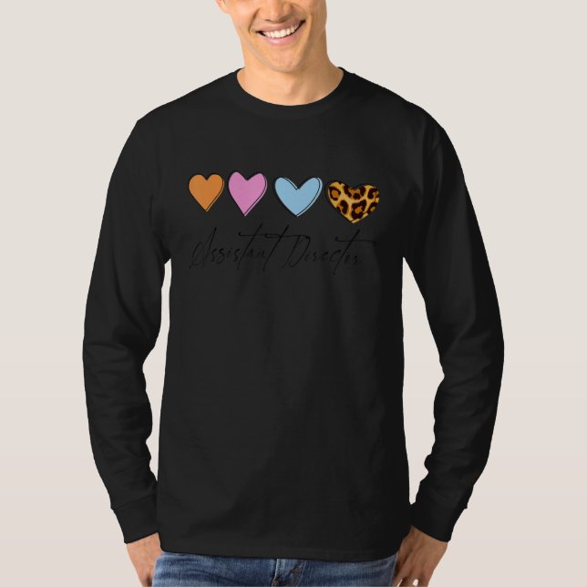 Assistant Director Appreciation Week Theater Nursi T-Shirt (Vorderseite)