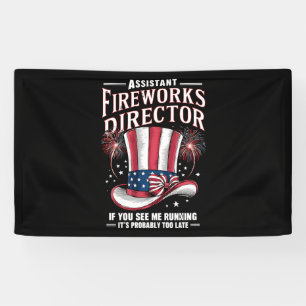 Assistant Fireworks Director USA 4. Juli Banner