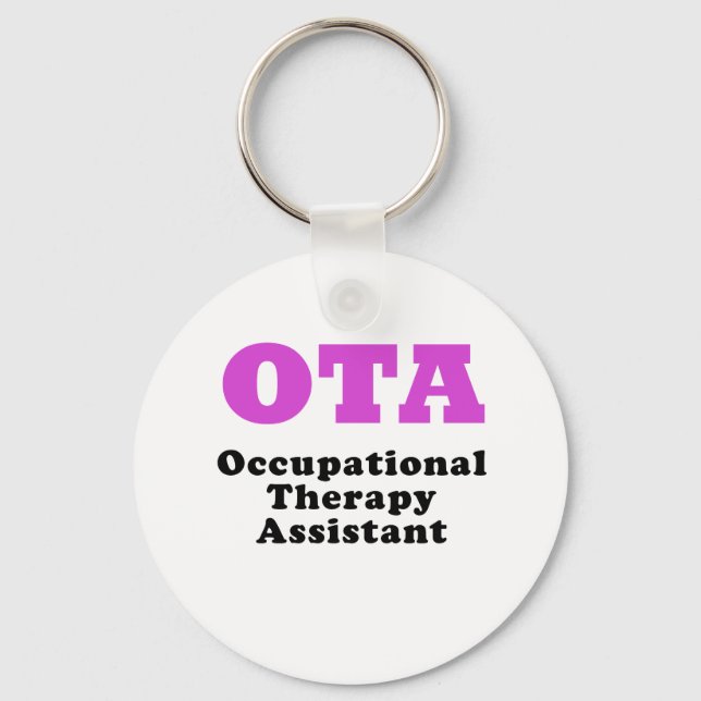 Assistant für Arbeitstherapie Schlüsselanhänger (Vorderseite)