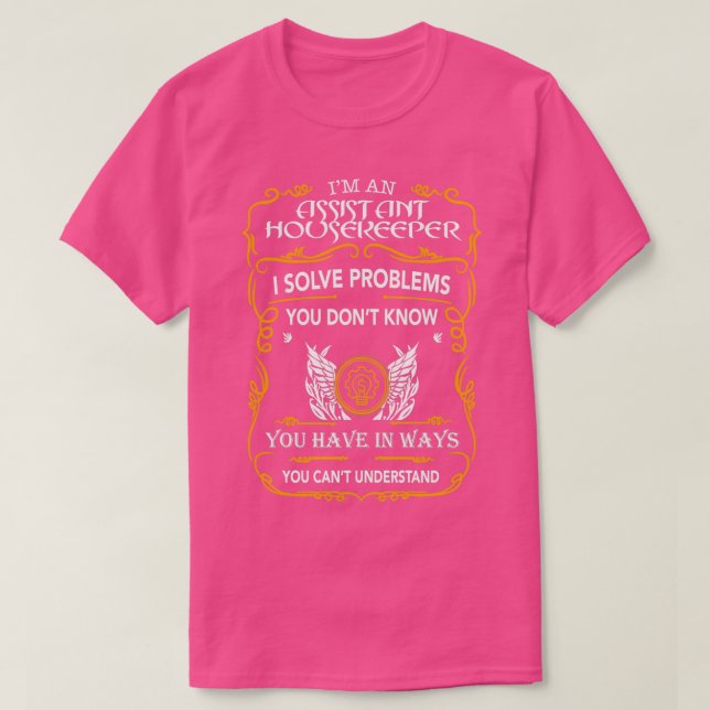 ASSISTANT HOUSEKEEPER Classic TShirt (Design vorne)