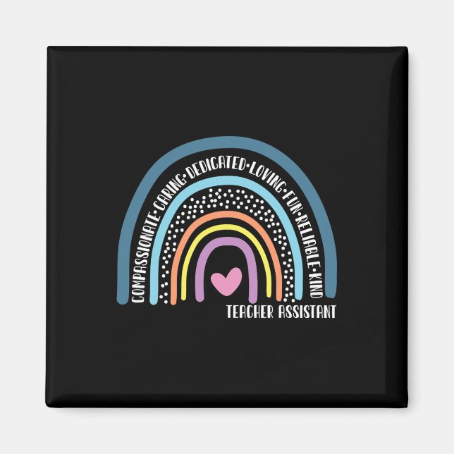 Assistant Niedlich Rainbow Magnet (Vorne)