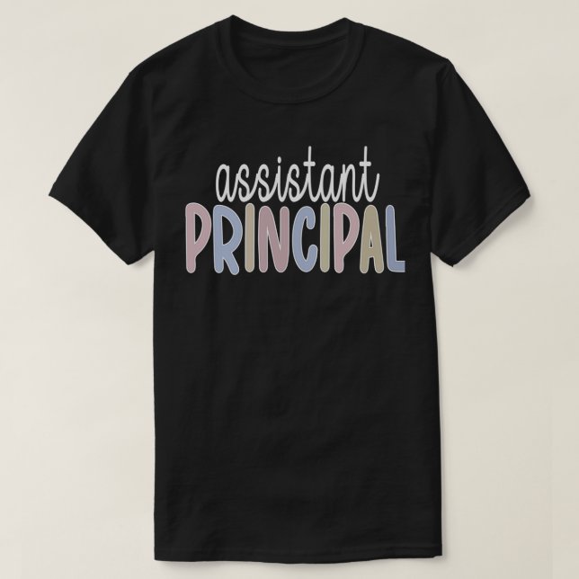 Assistant Principal Apprecision Gifts School Team T-Shirt (Design vorne)
