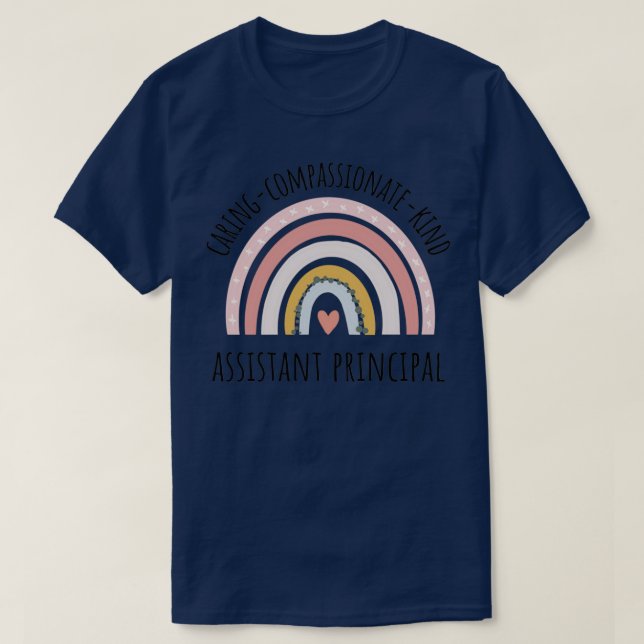 Assistant principal Pastel Rainbow Classic TShirt (Design devant)