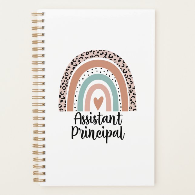 Assistant Principal Rainbow Leopard Funny Gift (Devant)