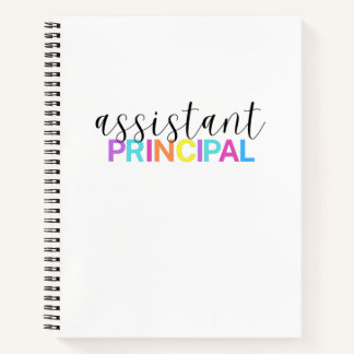 Assistant Principal Spiral Notebook Notizbuch