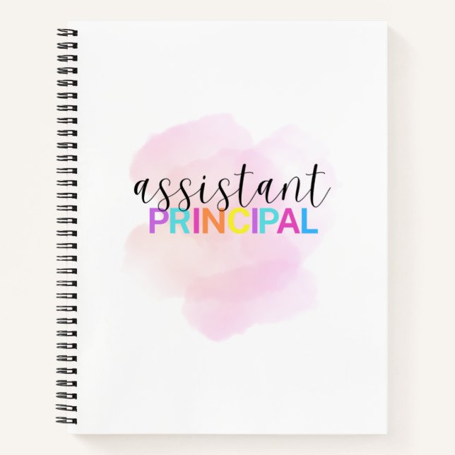 Assistant Principal Spiral Notebook Notizbuch (Vorderseite)