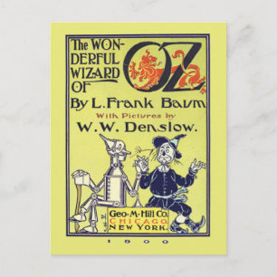 Assistant Rétro de la carte postale Vintage Oz