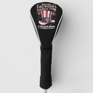 Assistent der Feuerwerksdirektion USA 4. Juli Golf Headcover