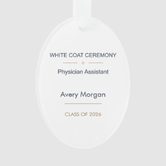 Assistent des Arztes White Coat Zeremonie Ornament