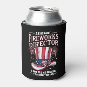 Assistent des Feuerwerksdirektors USA 4. Juli Dosenkühler