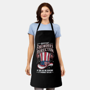 Assistent des Feuerwerksdirektors USA 4. Juli Schürze