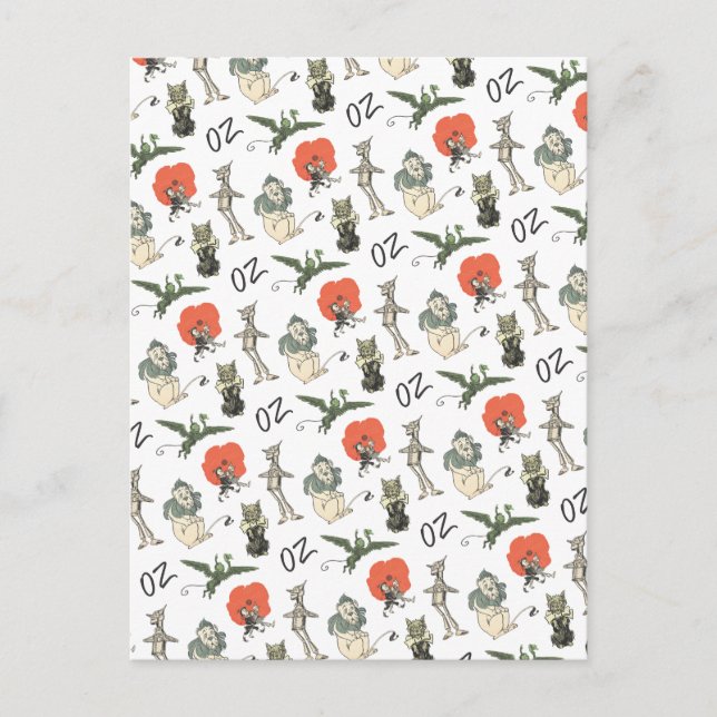 Assistent für Oz-Zeichen Postkarte (Vorderseite)