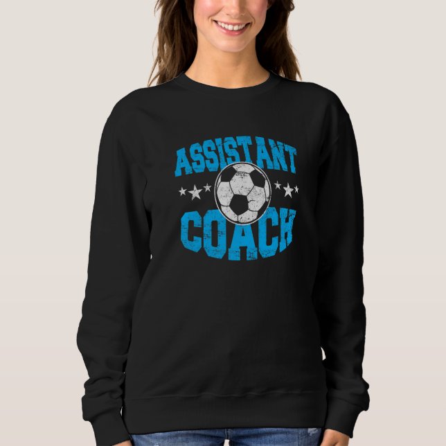 Assistent Fußballtrainer Training Fußball Sweatshirt (Vorderseite)