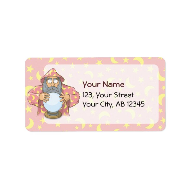 Assistent mit Ball Adressaufkleber (Vorne)