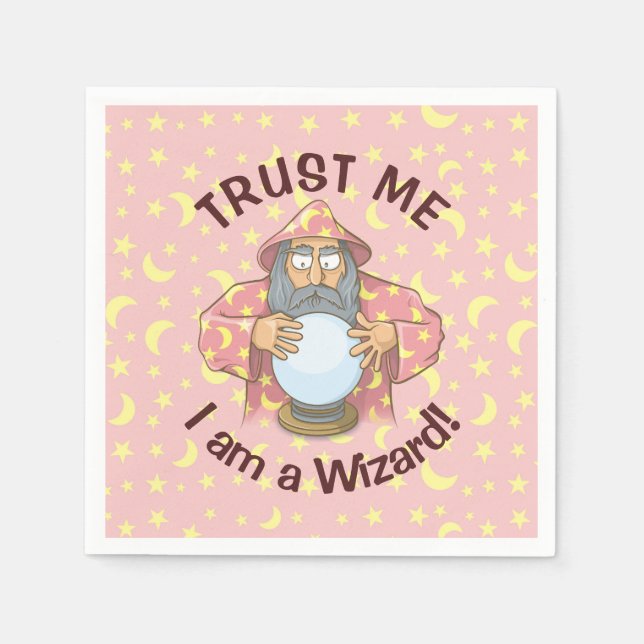 Assistent mit Ball Serviette (Vorderseite)