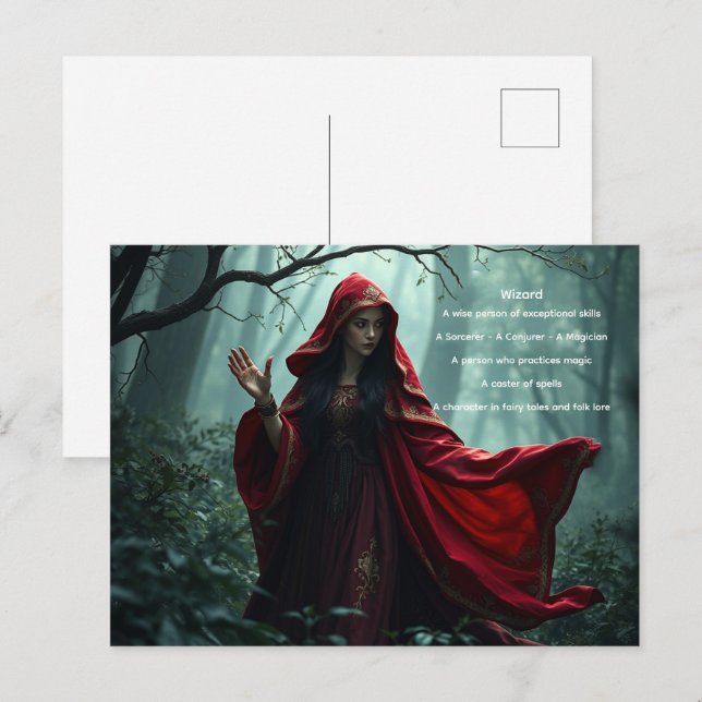 Assistent Postkarte (Vorne/Hinten)