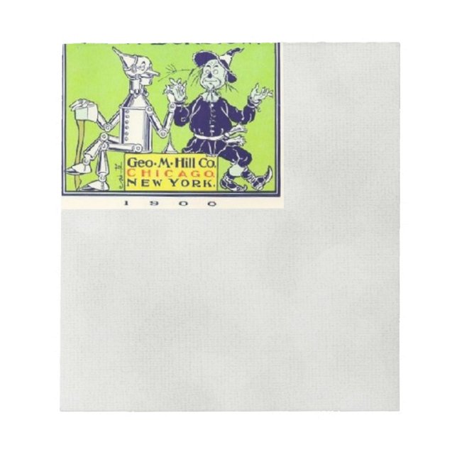 Assistent von Oz Notizblock (Vorderseite)