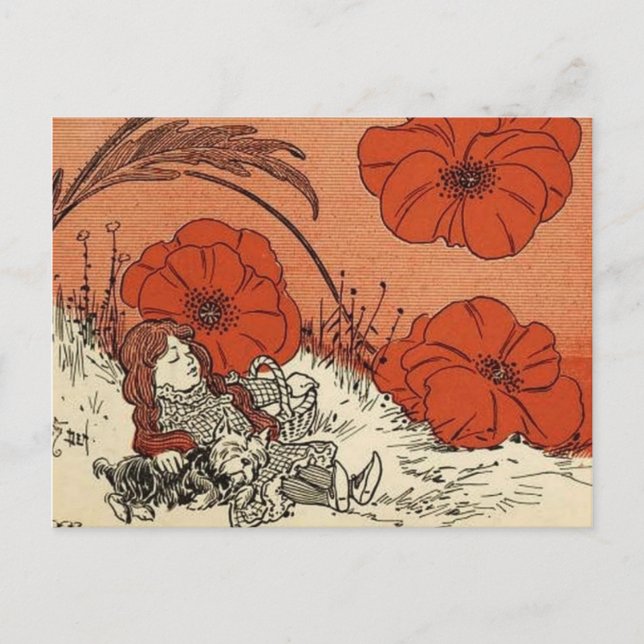 Assistent von Oz Postkarte (Vorderseite)