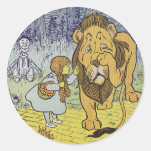 Assistent von Oz Runder Aufkleber
