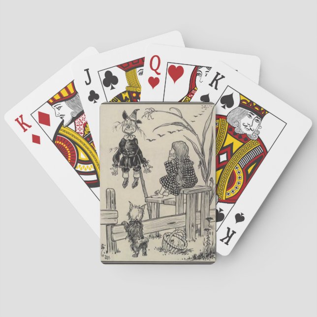 Assistent von Oz Spielkarten (Rückseite)