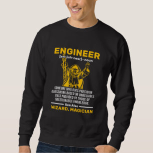 Assistent zum Definieren Zivilen mechanischen Moto Sweatshirt