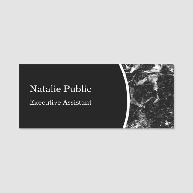 Assistent zur Führungskraft von Classy Office Namensschild (Vorderseite)
