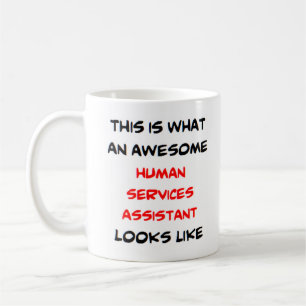 Assistentin für menschliche Dienste, phantastisch Kaffeetasse