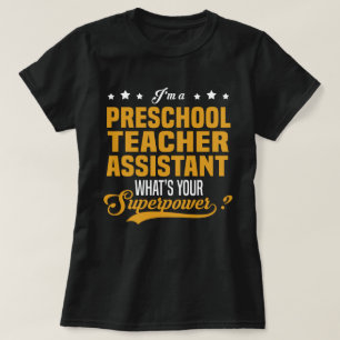 Assistentin für Vorschullehrer T-Shirt