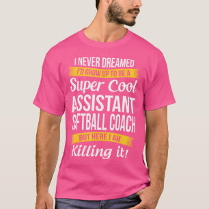 Assistentin Softball Coach Danke Funny T-Shirt