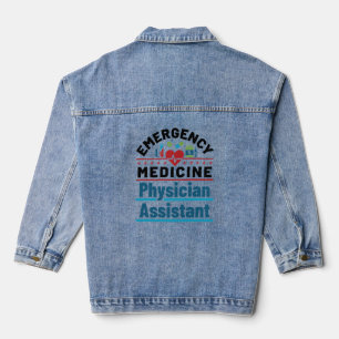 Assistenzarzt für Notfallmedizin Jeansjacke