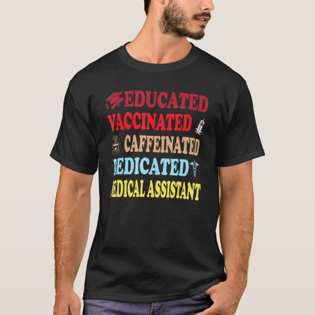 Assistenzärzte geimpfte Krankenschwestern T-Shirt (Vorderseite)