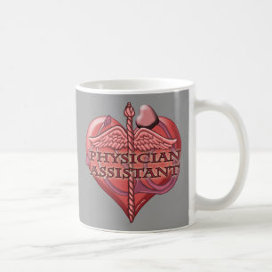 Assistenzärztin Caduceus Tasse Herz