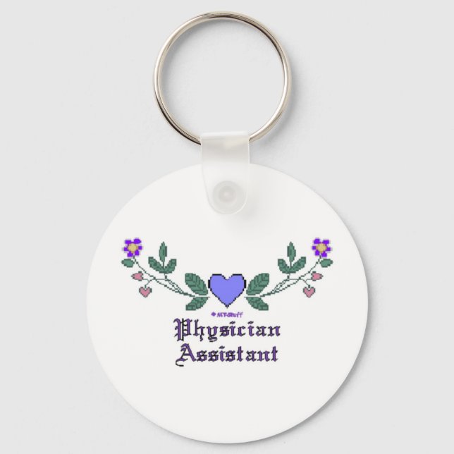 Assistenzärztin Schlüsselanhänger (Vorderseite)