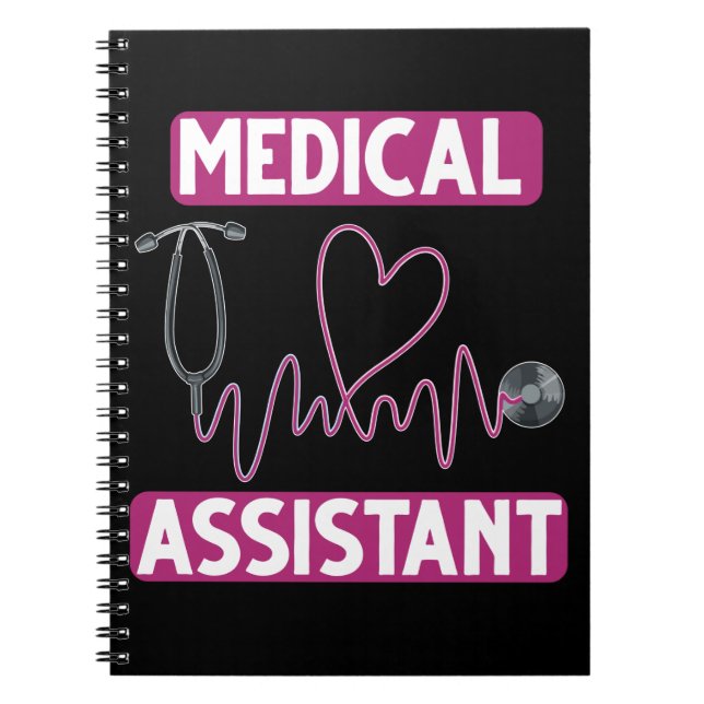 Assistenzärztin Stethoscope Nurse Notizblock (Vorderseite)