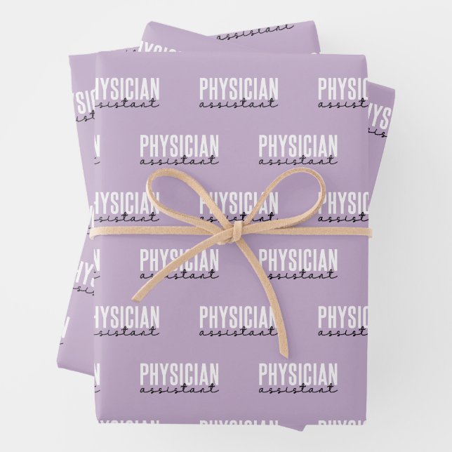 Assistenzärztlicher PA-Abschluss Geschenkpapier Set (Beispiel)