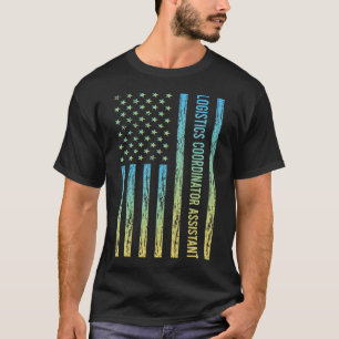 Assistenzassistent für Blaugelbe Logistik T-Shirt