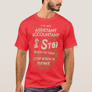 Assistenzbuchhalterin, die ich anstelle, wenn sie T-Shirt