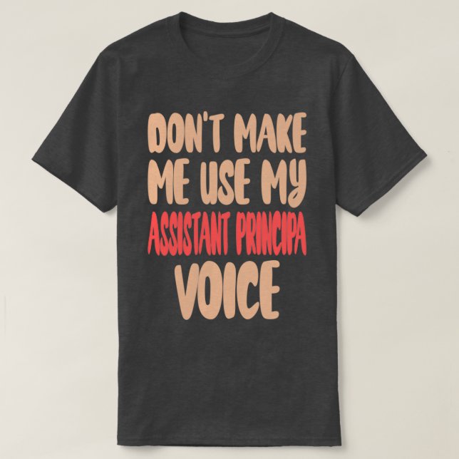 Assistenzdirektor Funny Present Idea sieht aus wie T-Shirt (Design vorne)