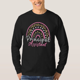 Assistenzkraft Rainbow Job Title School T-Shirt