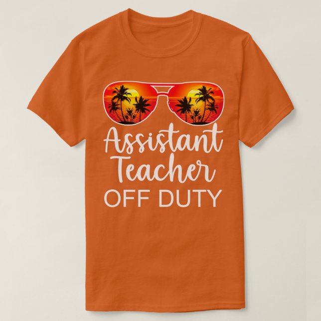 Assistenzlehrer von Duty Funny T-Shirt (Design vorne)