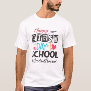 Assistenzprinzips zum ersten Schultag T-Shirt